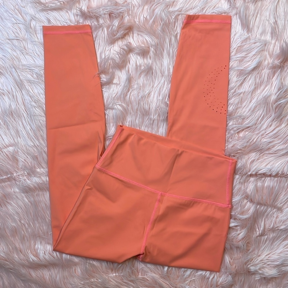 Zyia Active Orange Leggings‎ Size 6-8